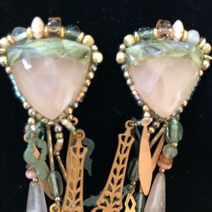 Chipita Vintage Heirloom clip Earrings